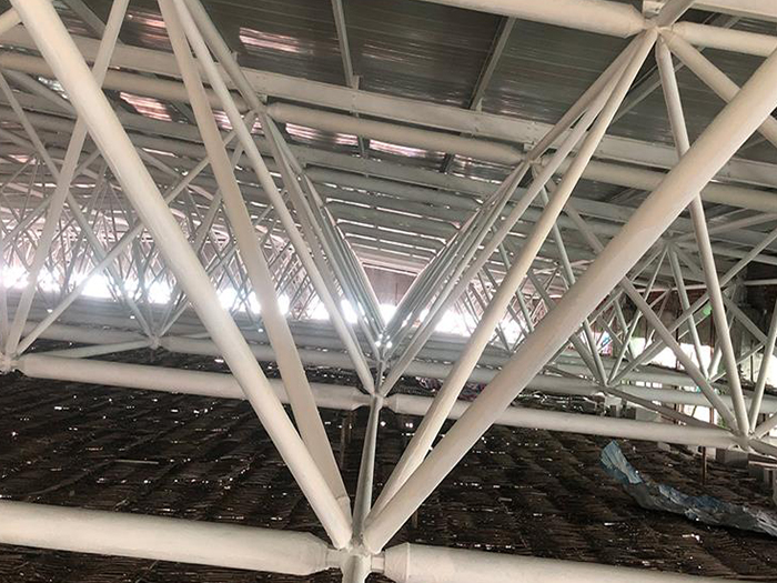 龙口大型螺栓球网架施工厂家